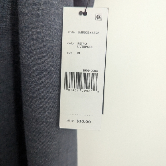 NWT! Liverpool Los Angeles Short Sleeve Crew Neck Tee XL - Picture 5 of 6